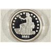Image 1 : 2 TROY OZ. .999 FINE SILVER PROOF ROUND COPY OF