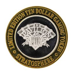 .999 Silver Stratosphere Las Vegas, NV $10 Casino Limited Edition Gaming Token