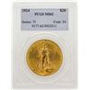 Image 1 : 1924 $20 Saint Gaudens Double Eagle Gold Coin PCGS MS62