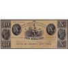 Image 1 : 1800's $10 The New Orleans Canal & Banking Company Obsolete Note