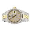 Image 3 : Men's Two-Tone Rolex Datejust Watch with Diamond Dial & Bezel