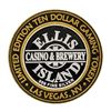 Image 2 : .999 Silver Ellis Island Casino & Brewery Las Vegas $10 Limited Edition Gaming T