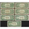 Image 2 : Lot of (7) 1935 & 1957 $1 Silver Certificate Notes