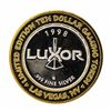 Image 2 : .999 Silver Luxor Las Vegas Nevada $10 Casino Limited Edition Gaming Token
