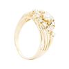 Image 4 : 14KT Yellow Gold Ladies 0.86ctw Diamond Ring