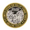 Image 1 : .999 Silver Golden Nugget Las Vegas $10 Casino Limited Edition Gaming Token