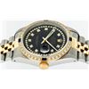 Image 3 : Rolex Mens Two Tone 14KT Yellow Gold Sapphire and Diamond Datejust Wristwatch