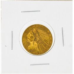 1912-S $5 Indian Head Half Eagle Gold Coin