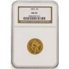 Image 1 : 1855 $3 Indian Princess Head Gold Coin NGC AU55