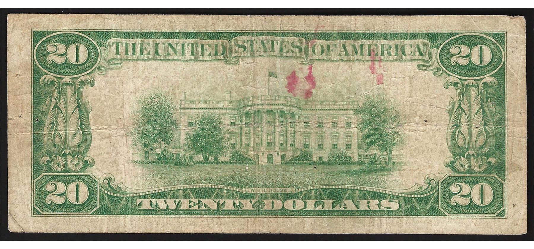 1929 20 Federal Reserve Bank Note St Louis 1929 20 Federal Reserve Bank Note St Louis