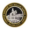 Image 1 : .999 Silver Silver City Las Vegas, Nevada $10 Limited Edition Gaming Token