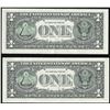 Image 2 : Lot of (2) 2006 $1 Federal Reserve STAR Notes