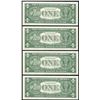 Image 2 : Lot of (4) Consecutive 1957 $1 Silver Certificate Notes Uncirculated