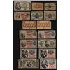 Image 1 : Lot of (16) Assorted Fractional Currency Notes