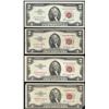 Image 1 : Lot of (4) $2 Legal Tender Notes