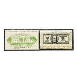 1996 $20 Federal Reserve Note LOW SERIAL Number