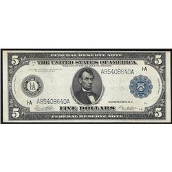 1914 $5 Federal Reserve Note