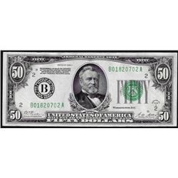 1928A $50 Federal Reserve Note New York