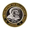 Image 1 : .999 Silver Pioneer Hotel & Gambling Hall $10 Casino Limited Edition Gaming Toke