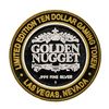 Image 2 : .999 Silver Golden Nugget Las Vegas $10 Casino Limited Edition Gaming Token