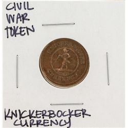 Civil War Token Knicker Bocker 1 Cent