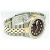 Image 2 : Rolex Mens Two Tone 14KT Yellow Gold 3.20ctw Diamond Datejust Wristwatch