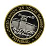 Image 2 : .999 Silver Peppermill Hotel Casino Reno, NV $10 Casino Limited Edition Gaming T
