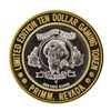 Image 2 : .999 Silver Whiskey Petes Casino Primm, Nevada $10 Limited Edition Gaming Token