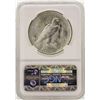 Image 2 : 1922 $1 Peace Silver Dollar Coin NGC MS63