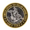 Image 1 : .999 Silver Sam's Town Las Vegas $10 Casino Limited Edition Gaming Token