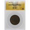 Image 1 : Lower Canada Montreal Un Sou Token ANACS XF40