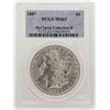 Image 1 : 1887 $1 Morgan Silver Dollar Coin PCGS MS63