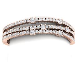 15 CTW Certified VS/SI Diamond Love Bracelet 18K Rose Gold - REF-729N5Y - 39978