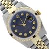 Image 1 : Rolex Men's Two Tone 14K Gold/SS, QuickSet, Diam Dial & Diam/Sapphire Bezel - REF-474K5R