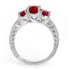 Image 2 : 3.75 CTW Ruby & Diamond Ring 14K White Gold - REF-54N5Y - 10730