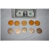 Image 1 : PIRATES OF THE CARIBBEAN LOT OF 10 SCREEN USED TREASURE COINS 39 A-GRADE
