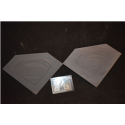 SUPERMAN OF METAL ALLOY GLYPH MASTERS THAT HERO MOLDS WERE MADE FROM