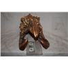 Image 2 : ALIEN CREATURE HEAD THAT LOOKS BRONZED