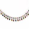 Image 2 : Natural Fancy Tourmaline Pear & Round Necklace