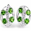 Image 1 : Natural Green Chrome Diopside EarRing