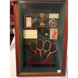 History of tennis plaque
