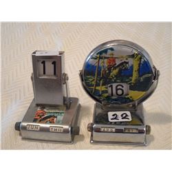 Pair of Flip flop Rcmp Calendars