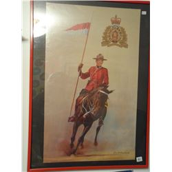 Mountie on the horse poster 20x28
