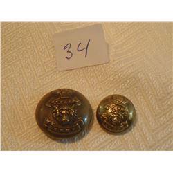 NWMP pair of rare buttons