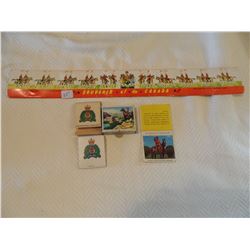 Lot of RCMP Theme matchbooks