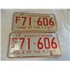 Image 1 : 1973 Farm License plates pair SK