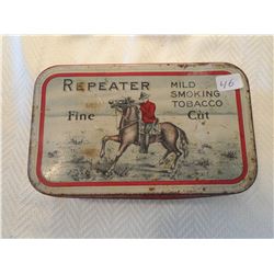 Larger repeater tobacco tin