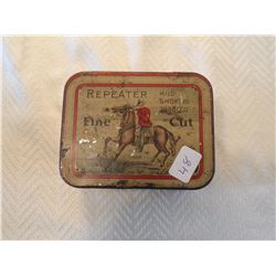 Repeater black horse tobacoo tin