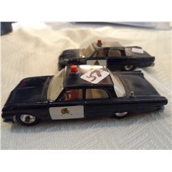 Dinky toys RCMP ford Fairline lot of 2