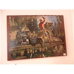 Large print on hard board A.Friberg RCMP